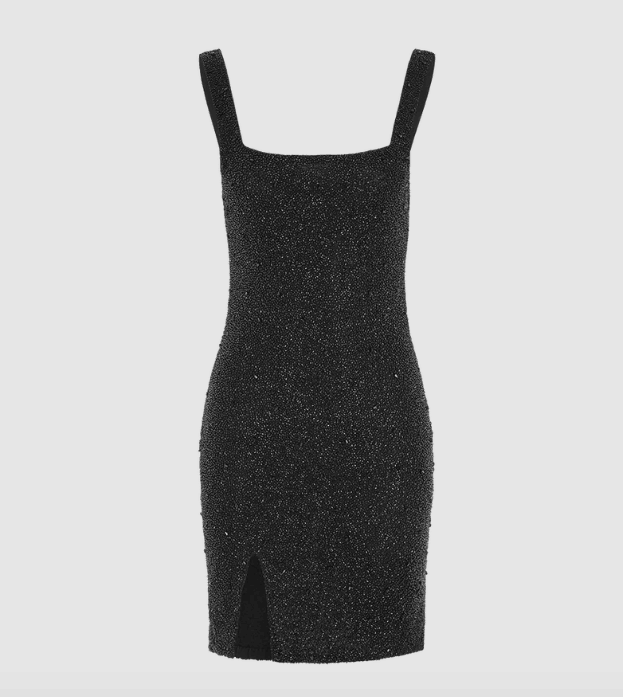 Sofia Hand Beaded Party Dress in Black - Endless